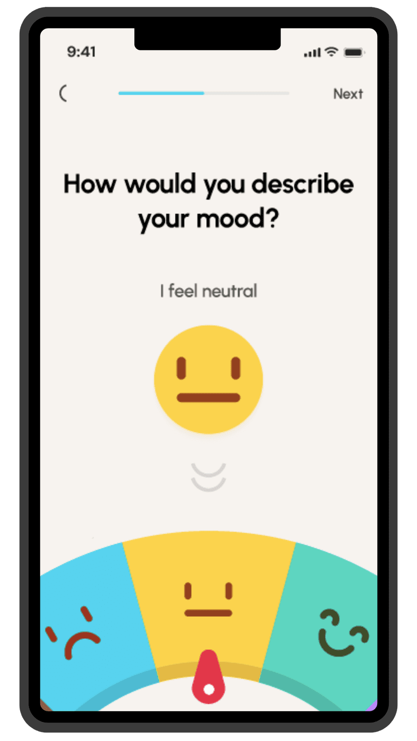 Emotional wellbeing app